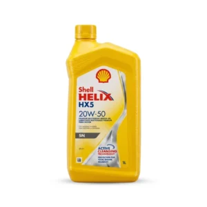 Aceite Shell Helix HX5 20W-50 Mineral Multigrado Premium 1 Litro