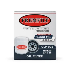 Filtro de Aceite Blindado Premium Filters OLP 005 Rosca 3/4 x 16 (12.000 km)